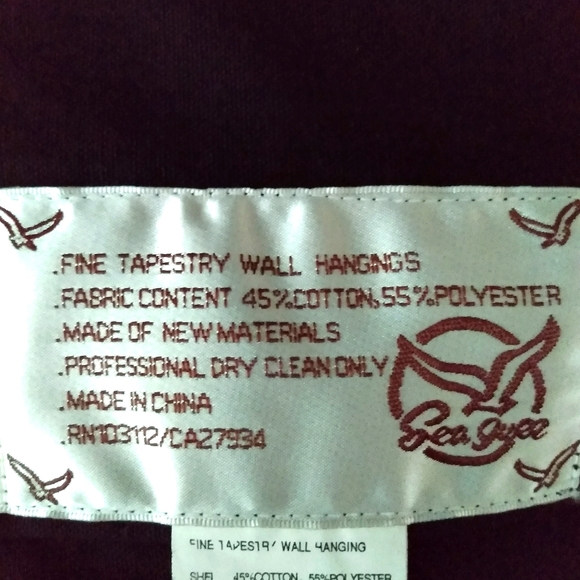 Sea Gull brand Fine Tapestry Arched European window scene - Picture 8 of 8